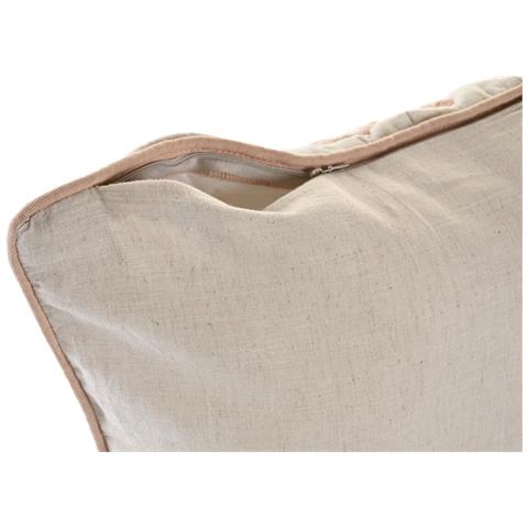 Cuscino Dkd Home Decor 50 X 15 X 50 Cm Beige Rosa Alluminio Tradizionale 50 X 1 X 50 Cm - Foto 3