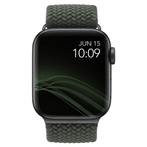 Cinturino Intrecciato Per Apple Watch 44-42mm Aspen, Verde - Foto 2
