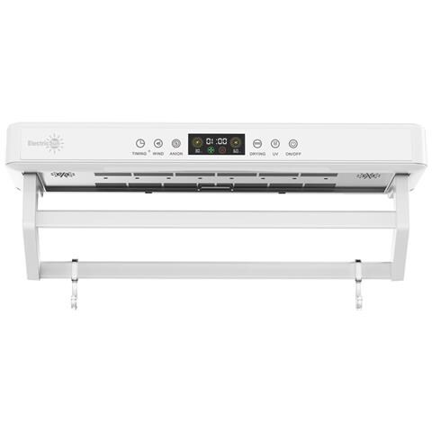 Asciugasalviette Elettrico Con Disinfettante Uv Per Bagno /cucina, A Parete, L60cm, 450w, Electricsun Premium Bianco - Foto 6