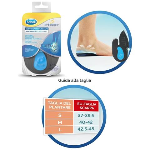 Scholl Plantare Tallone L 2pz - Foto 1