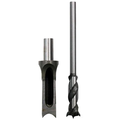Punta Per Trapano A Foro Quadrato Da 12,5 Mm Per Lavorazione Del Legno - Argento - Foto 1