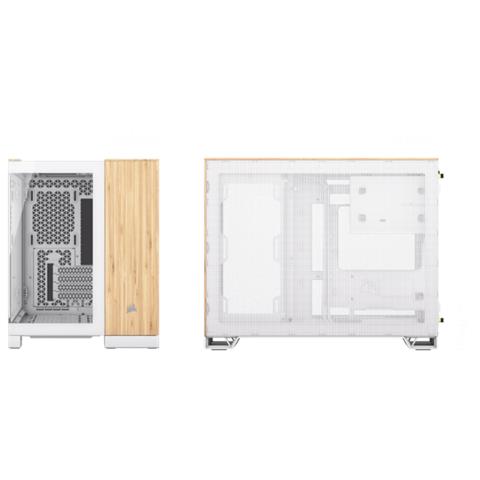 Cc-9011288-ww Computer Case Midi Tower Bamboo, Bianco - Foto 2