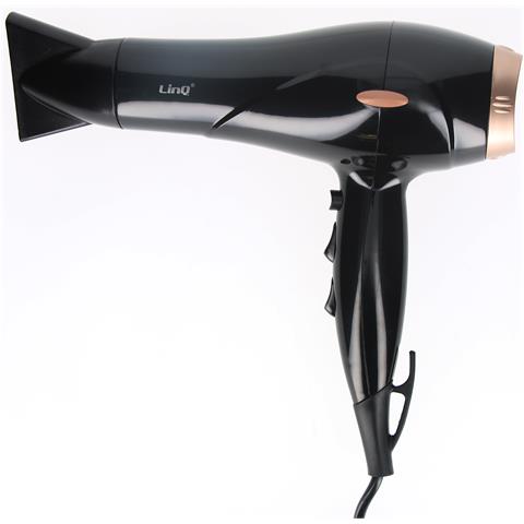 Asciugacapelli Professionale 2600w, Nero / Argento - Foto 1