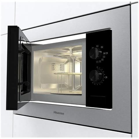 Forno Microonde BIM320G11X con Grill Capacità 20 Litri Potenza 800 Watt Colore Acciaio Inossidabile - Foto 2