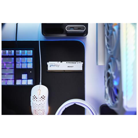 FURY Beast 32GB 6800MT /s DDR5 CL34 DIMM (Kit of 2) White EXPO - Foto 11
