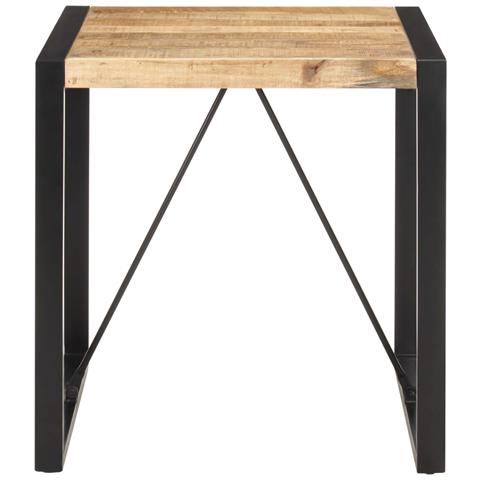 Lusso Casadino - Tavolo Da Pranzo 70x70x75 Cm In Legno Massello Di Mango Grezzo - Foto 1