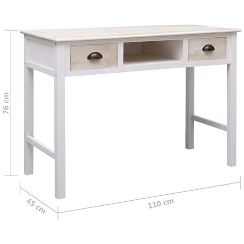 Tavolo Consolle 110x45x76 Cm In Legno - Foto 8