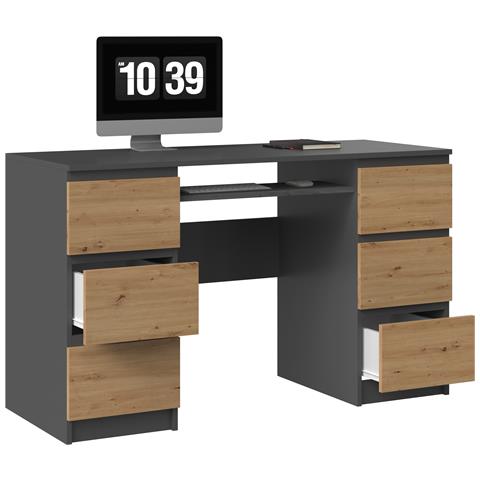 KUBA ANT /ART KPL scrivania per computer Colore quercia - Foto 2