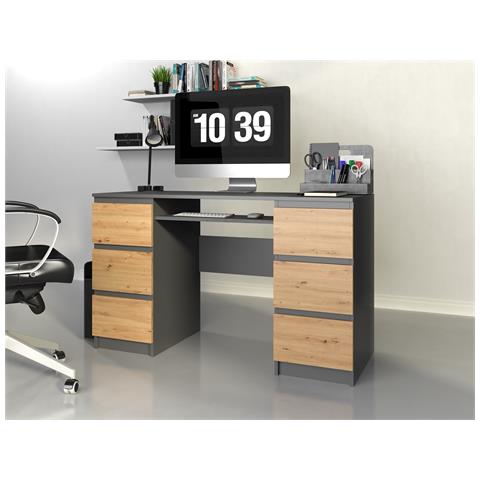 KUBA ANT /ART KPL scrivania per computer Colore quercia - Foto 3