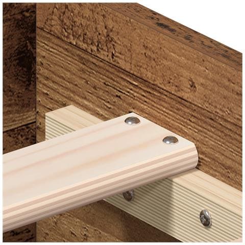 Letto con Cassetti Legno antico Legno ingegnerizzato 140 x 200 cm - Foto 9
