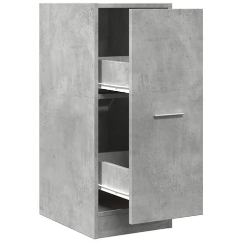 Armadietto da Farmacia Grigio Cemento 30x41x77,5 cm Truciolato - Foto 1