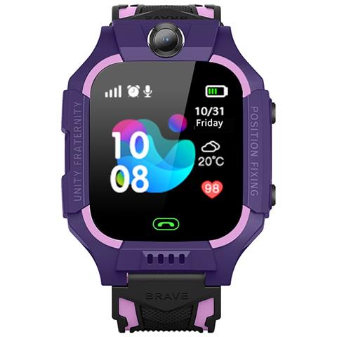 Smartwatch Per Bambini Impermeabile Con Gps E Sos Viola - Foto 1