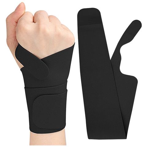 Fascia Di Supporto Compressione Pollice E Polso - Tutore Stabilizzatore Regolabile Per Sollievo Dolore Black - Foto 1