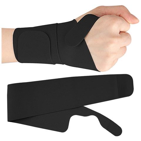 Fascia Di Supporto Compressione Pollice E Polso - Tutore Stabilizzatore Regolabile Per Sollievo Dolore Black - Foto 2