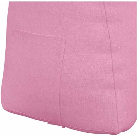 Cuscino per Schiena Rosa 60 x 24 x 50 cm Tessuto - Foto 9