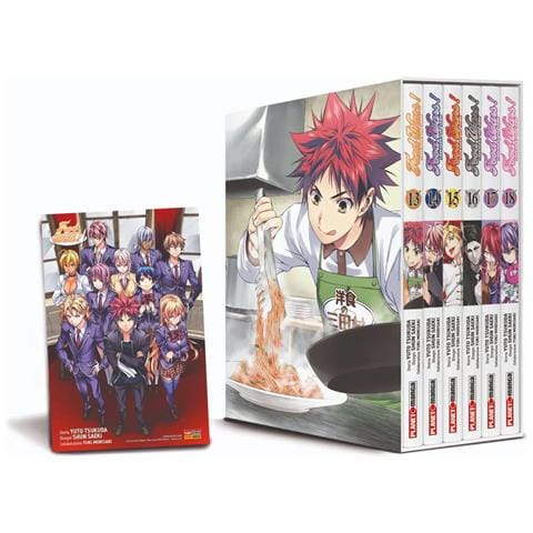 Yuto Tsukuda - Food wars! Cofanetto. Con cartolina. Vol. 13-18 - Foto 1