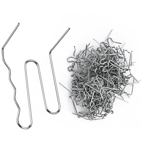 Zszywki Per Plastica Ovali E Piatte S 0,8mm - 100 Pezzi | Alta Qualità | Per Montaggio E Riparazione Componenti Plastici - Foto 1