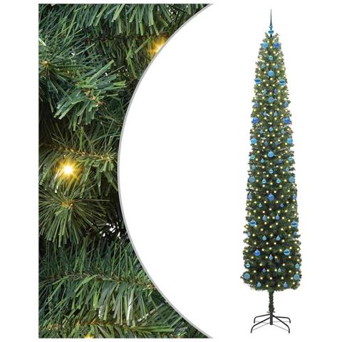 Albero di Natale artificiale con 300 LED Verde 300 cm - Foto 1