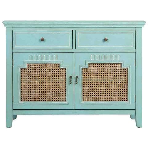 Mobile Da Ingresso In Legno Con 2 Ante E 2 Cassetti 106x38x78,5h Cm - Foto 2