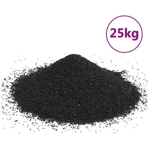 Sabbia per Acquari 25 kg Nera 0,2-2 mm - Foto 1
