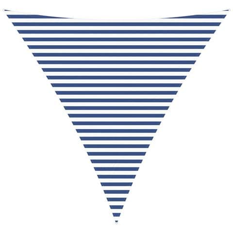Vela da ombra solare Blu e Bianco 4 x 4 x 4 m - Foto 1