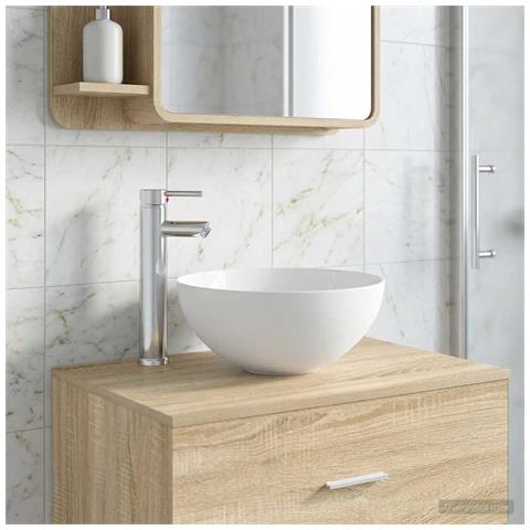 Lavabo da bagno Cromato 35,5 x 35,5 x 14,5 cm Metallo - Foto 2