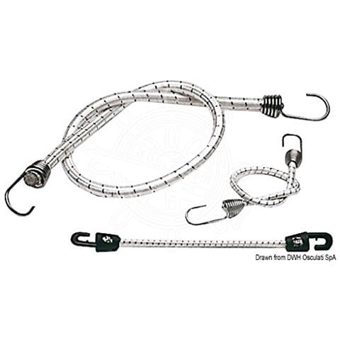 Cavo elastico con gancio nylon 1000x10 mm - Foto 1