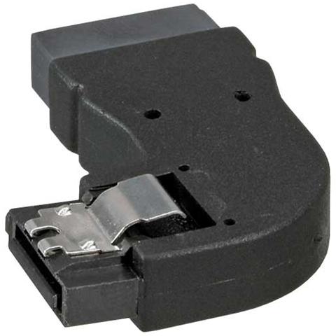 adattatore sata typ-l 7pin femmina a sata typ-l 7pin maschio angolato a 90 gradi verso destra - Foto 2