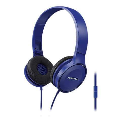 Cuffie con Microfono Cablato RP-HF100ME-A Colore Blu - Foto 1