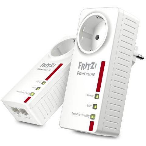 Powerline 1220E Kit di 2 Powerline 1200 Mbps 2 x LAN Gigabit Presa Passante - Foto 1