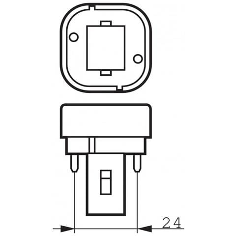 Master Pl-c 2 Pin 18w G24d-2 B Bianco Caldo Lampada Fluorescente - Foto 3