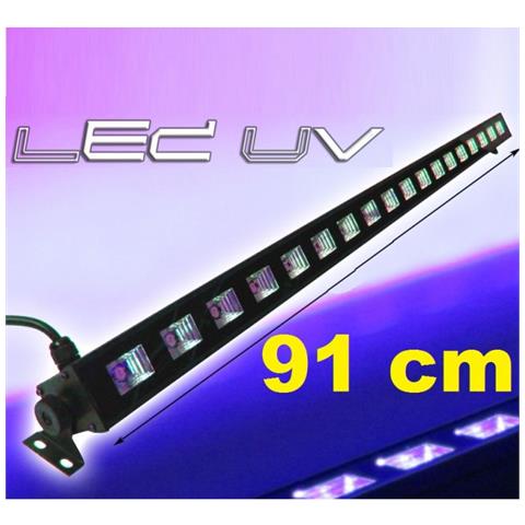 Effetto Luce Barra Led Ultravioletta Uv 18 X 3w Alta Luminosita' - Foto 2