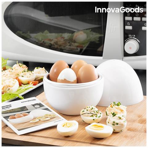Cuociuova Per Microonde Con Ricettario Boilegg 4 uova Materiale alluminio - Foto 6