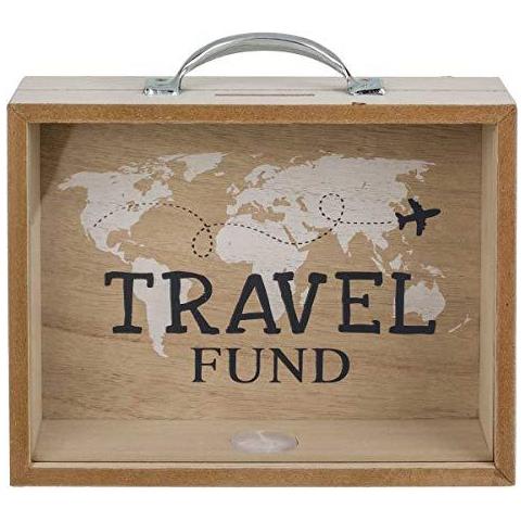 Salvadanaio Di Legno Valigetta Travel V0300921 - Foto 4
