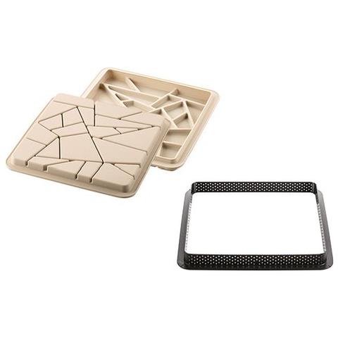 Kit Tarte Liberty Forma Per Crostata Cm 20 X 20 Qualità Professionale - Foto 2