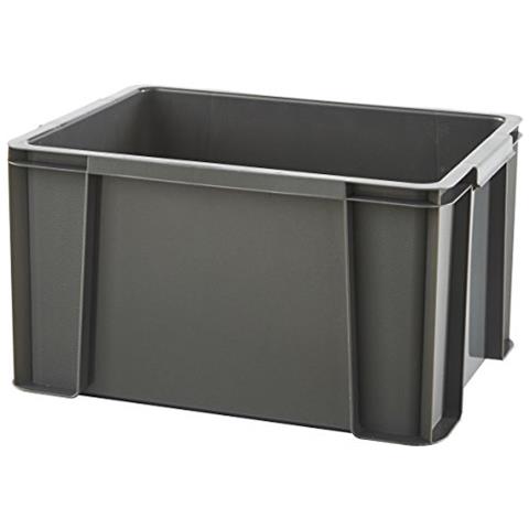4502001 Masterbox-cesto Portaoggetti, In Plastica, Colori: Grigio, Misure 38 X 29 X 20,5 Centimetri - Foto 1