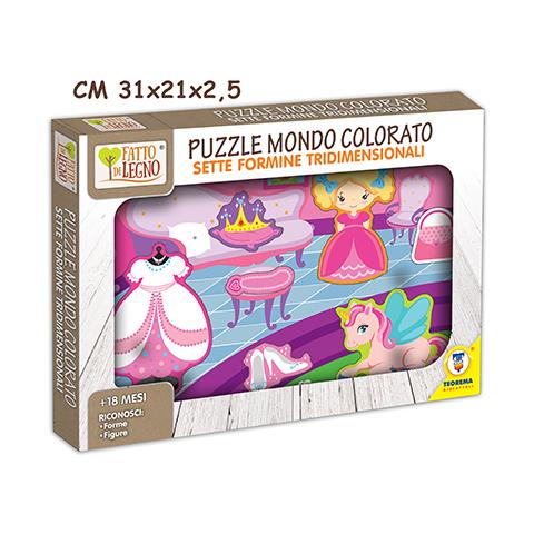 Fatto Di Legno Puzzle Principessa 40584 - Foto 1