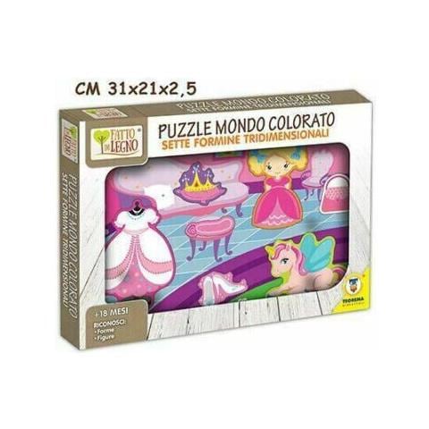 Fatto Di Legno Puzzle Principessa 40584 - Foto 2