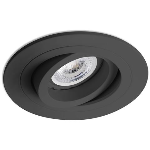 Downlight Da Incasso Nero Inclinabile Gu10 - Foto 1