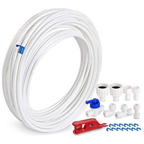 15m Tubo Del Rifornimento Idrico Del Tubo Frigo Connettore Kit Per Stile Europeo Doppio Frigorifero Del Frigorifero (14 Pipe)  - Foto 1