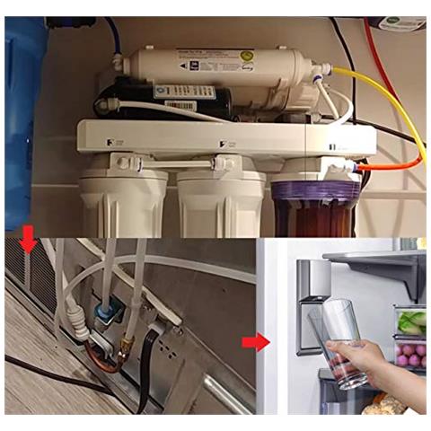 15m Tubo Del Rifornimento Idrico Del Tubo Frigo Connettore Kit Per Stile Europeo Doppio Frigorifero Del Frigorifero (14 Pipe)  - Foto 4