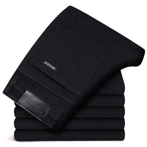 SLOWMOOSE - Jeans Classici Da Uomo, Denim Masculino Biker Nero Morbido, Pantaloni  Da Uomo Tuta [ tutto Nero / 29] - ePRICE