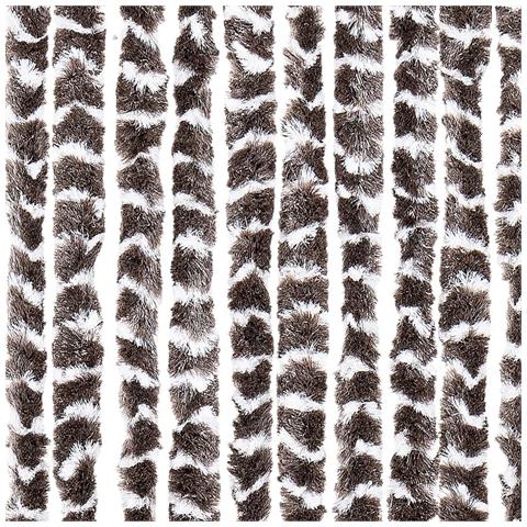 Zanzariera Marrone e Bianco 100x220 cm Ciniglia - Foto 5