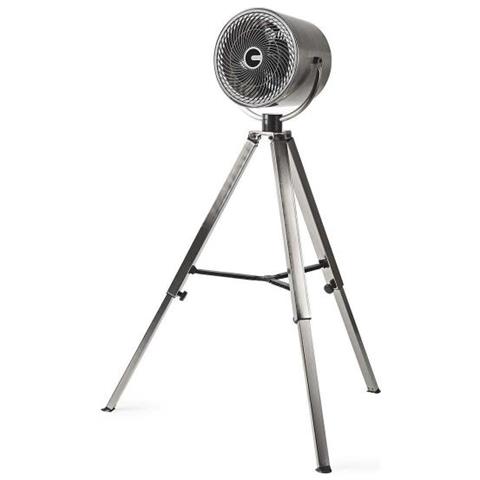 Standventilator - 25cm Durchmesser, 3-gang, Gebrstetes Metall (fntr20cmt10)  - Foto 3
