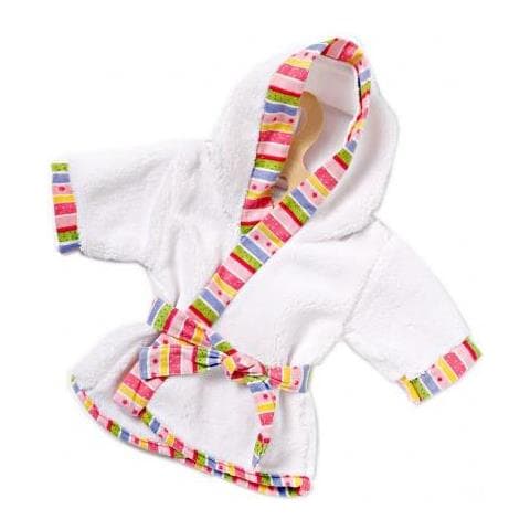 Accappatoio Per Bambole Bianco 28-35 Cm - Foto 1