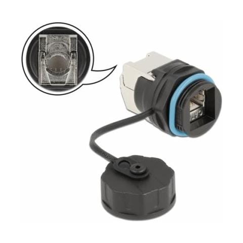 86699 Cavo Di Collegamento Rj45 / Cat. 6a Lsa Nero - Foto 1