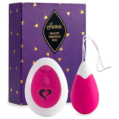 Ovetto Vibrante Anna Con Telecomando Rosa Scuro Feelztoys 72923 - Foto 1