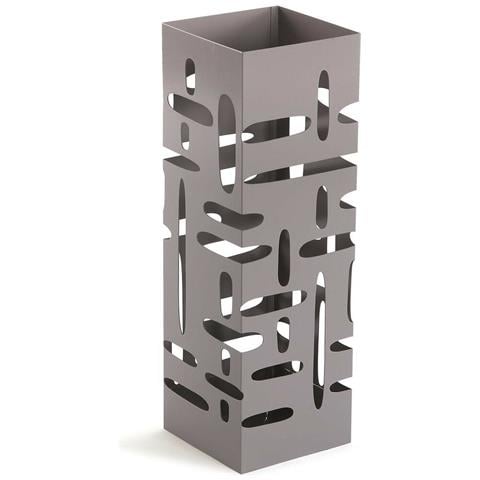 Portaombrelli Grigio Metallo Ferro 15,5 X 49 X 15,5 Cm - Foto 1