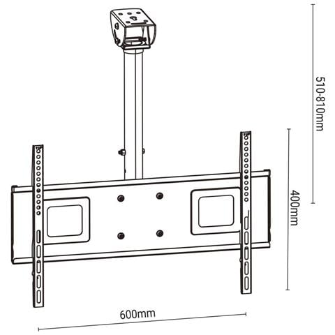 Supporto Tv Tm Electron 60 Kg 32' - 65' - Foto 2