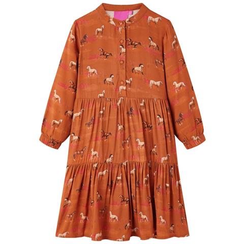Abito Da Bambina Cognac 116 - Foto 1